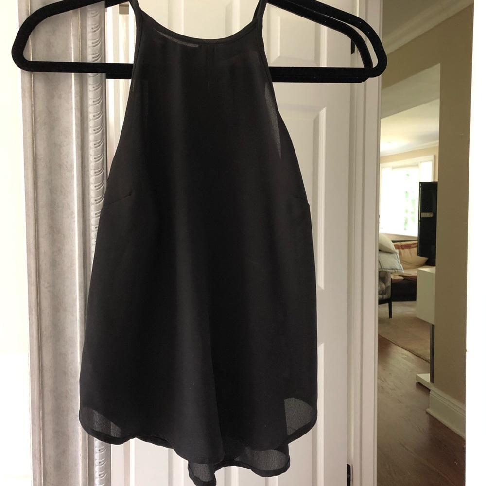 Formal black blouse for a nice night out